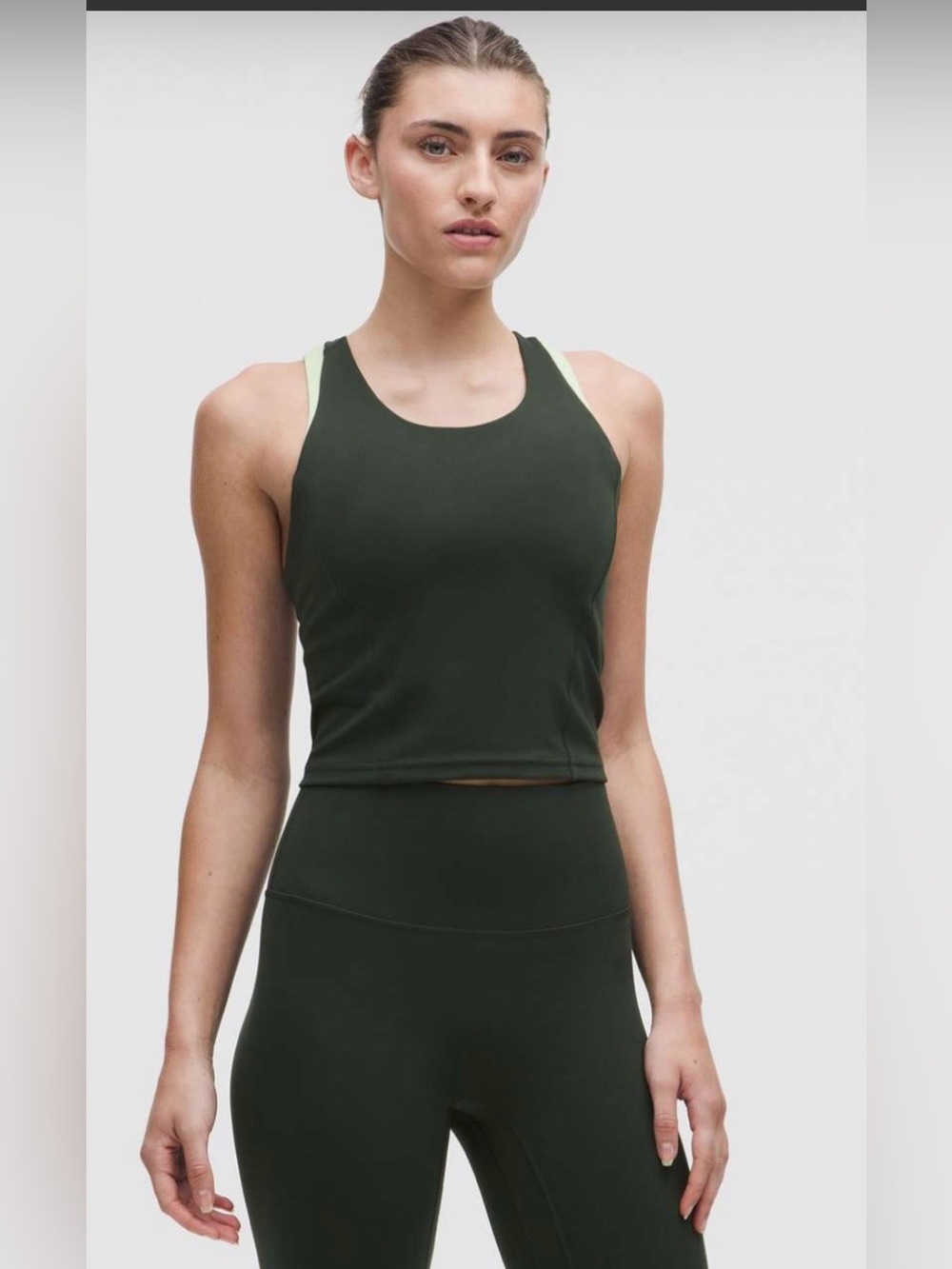 Lululemon Wunder Train Racerback Tank *Med. Sup. B/C Cup in Rainforest Green | 6